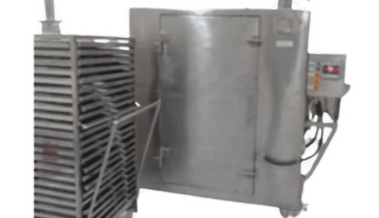 Hot air tray dryer