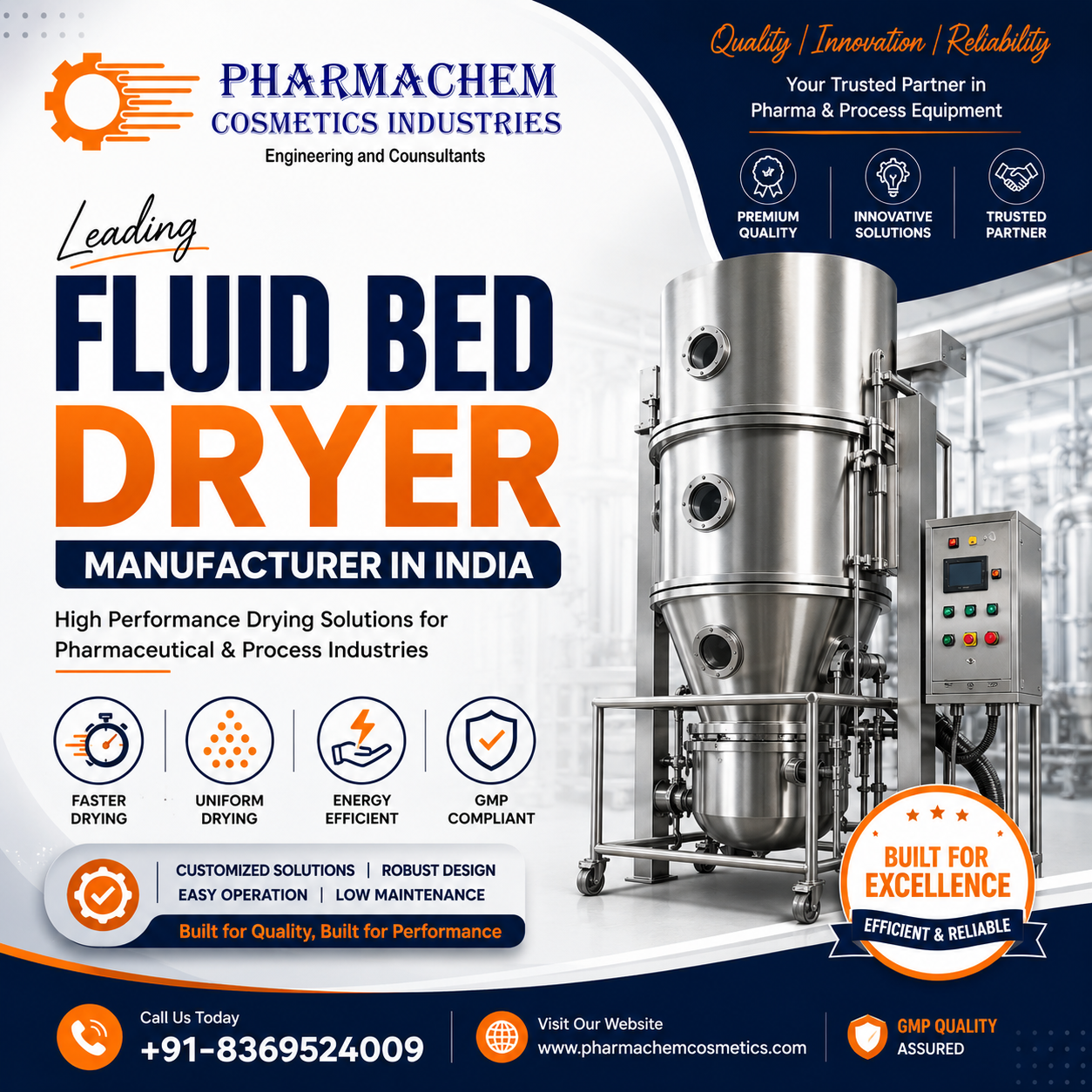 fluid bed dryer manufacturers
